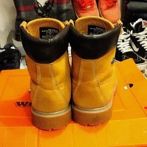 LUGZ WORK FORCE STEEL TOE CONSTRUCTION BOOTS, TAN, SIZE:9.0W IN US SIZE:42.5 EUR Lugz | Shoes | Lugz Work Force Steel Toe Construction Boots  main image 3